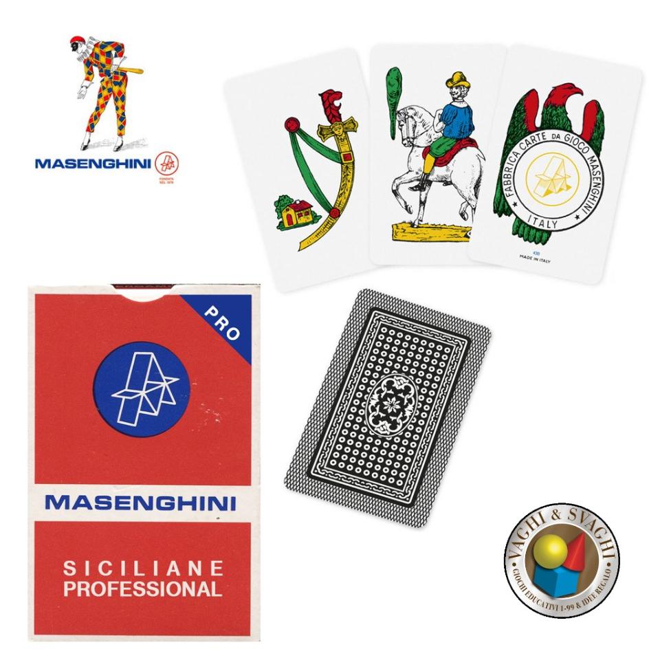 CARTE SICILIANE MASENGHINI N° 15 PLASTICA PRO