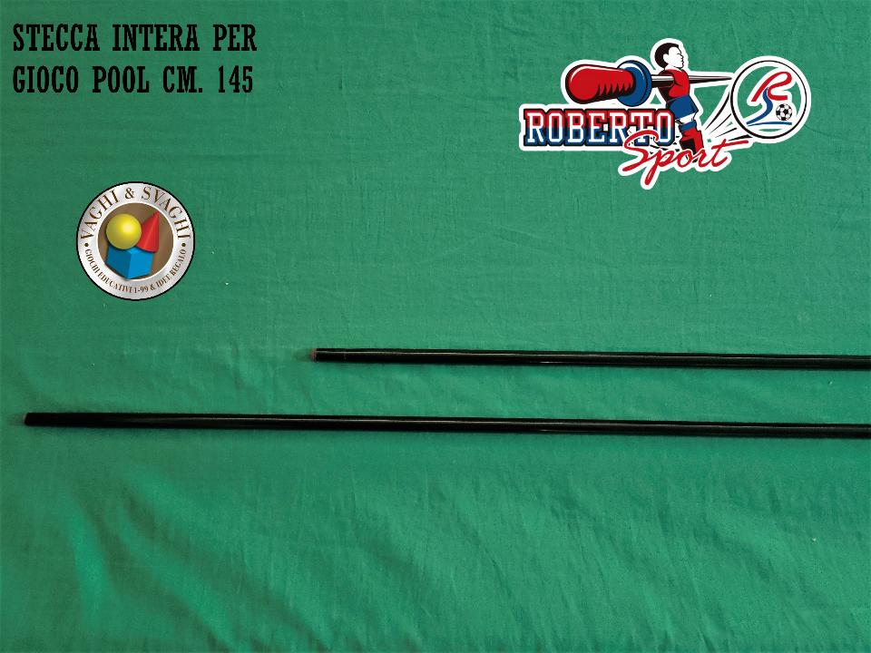 STECCA PER GIOCO POOL ROBERTO SPORT INTERA IN FIBRA CM. 145