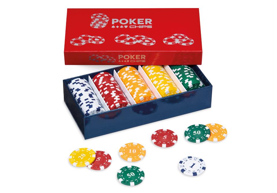 SCATOLA FICHES 125 DAL NEGRO CON VALORE GR. 11,5