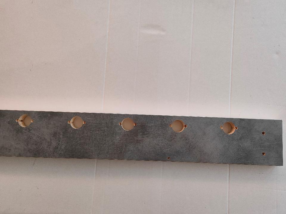 SPONDA SUPERIORE GARLANDO POSTERIORE GRIGIO A.B. CM. 115