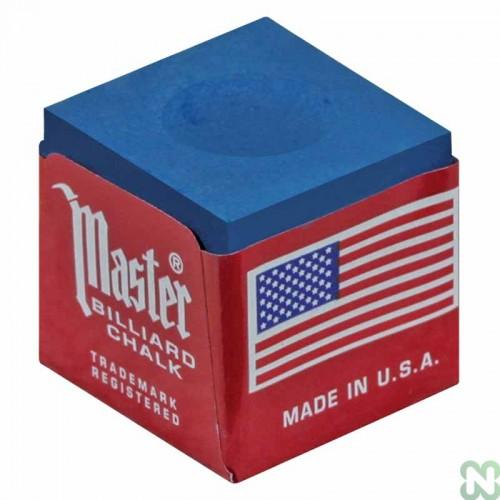 GESSO PER BILIARDO MASTER BLU DA 12 CUBETTI