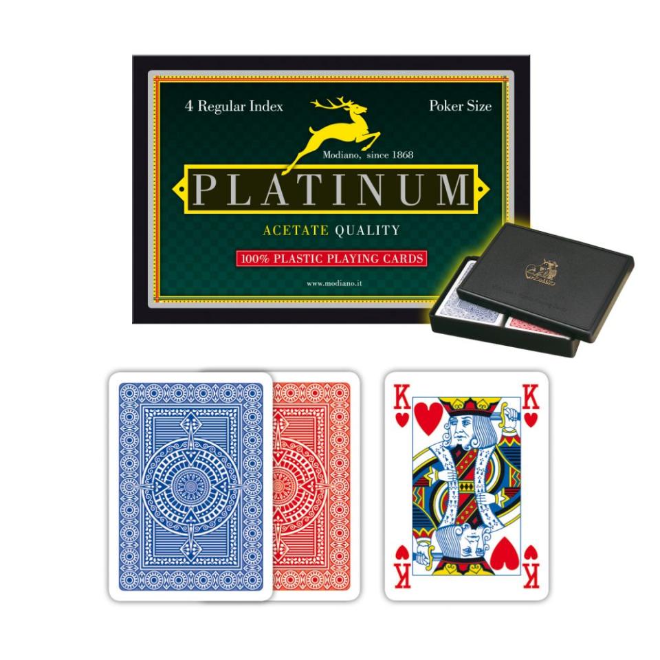 CARTE RAMINO MODIANO MODELLO ACETATO 4 REGULAR