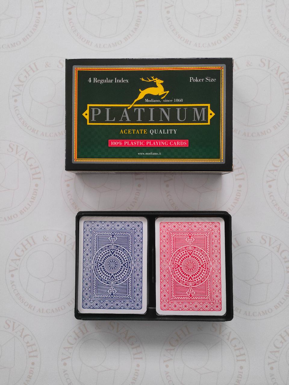 CARTE RAMINO MODIANO MODELLO ACETATO 4 REGULAR