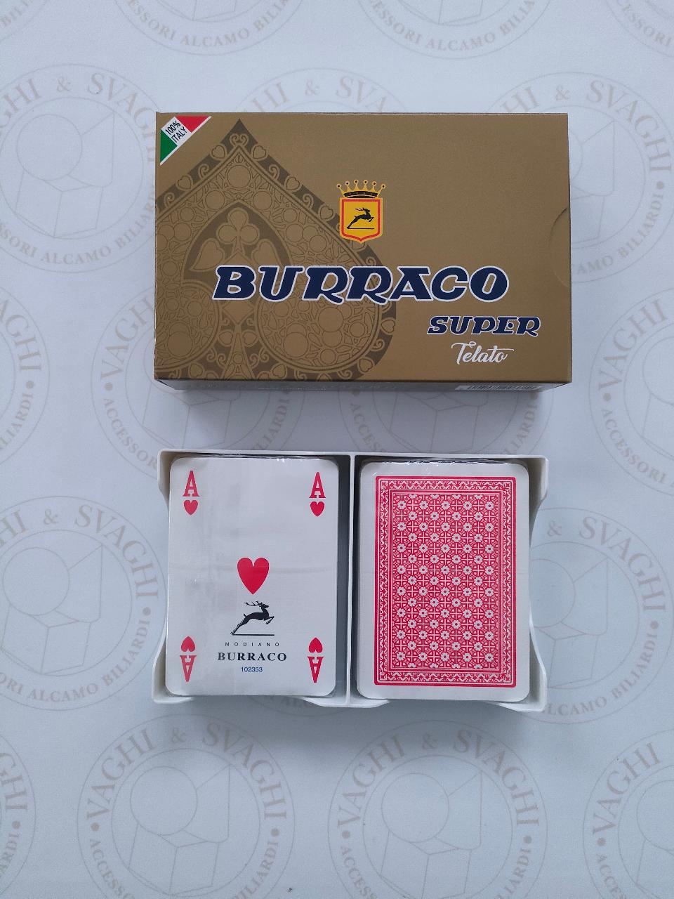 CARTE  DA GIOCO BURRACO MODIANO SUPER