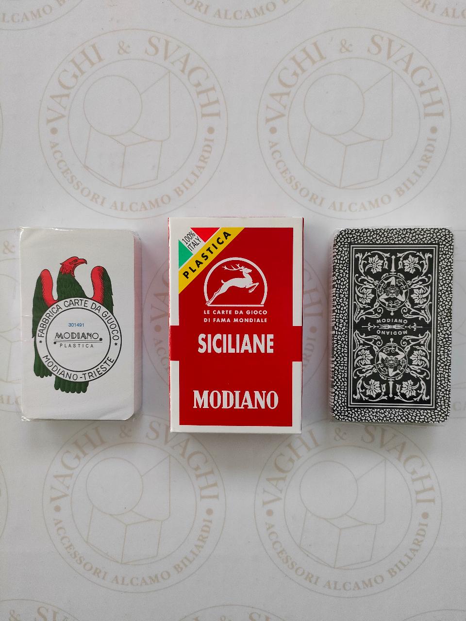 CARTE SICILIANE MODIANO 100% PLASTICA