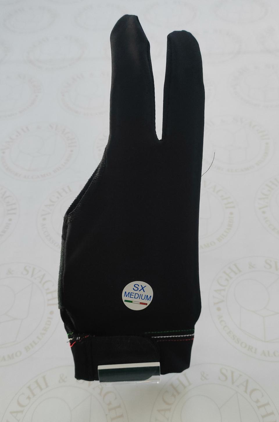 GUANTO DA BILIARDO TOP COLORE NERO LIFE MANO SX MEDIUM COLORE NERO