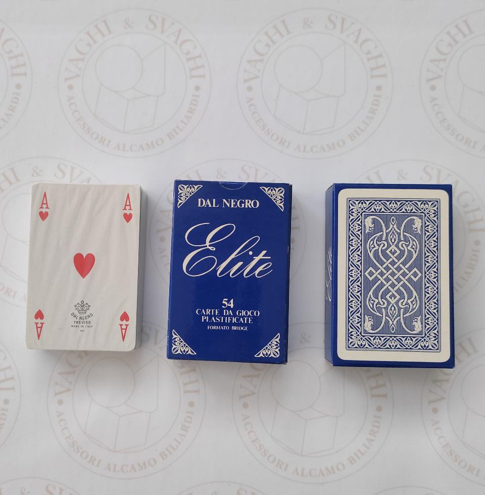 CARTE DA GIOCO DAL NEGRO BRIDGE ELITE A1 BLU