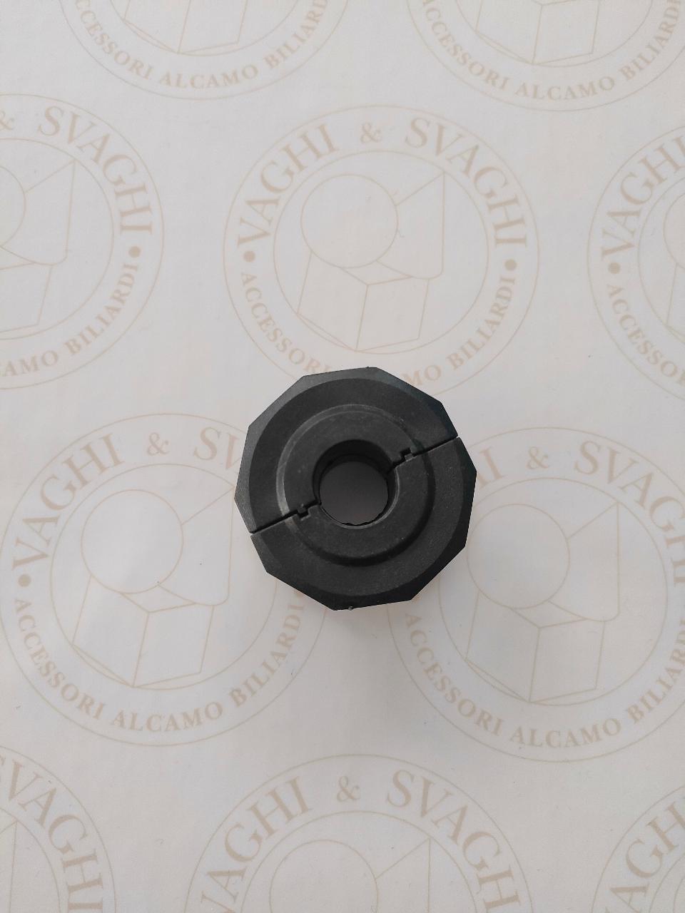 BOCCOLA NERA NORDITALIA CON FORO DIAMETRO 16 MM.