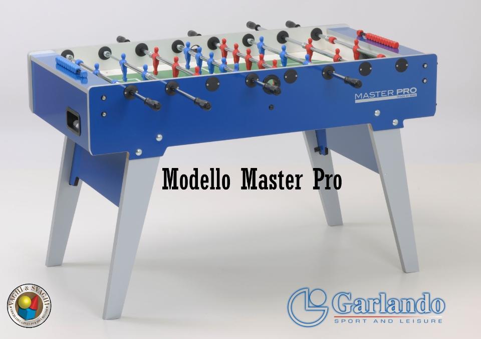 CALCIO BALILLA GARLANDO MASTER PRO ASTE RIENTRANTI