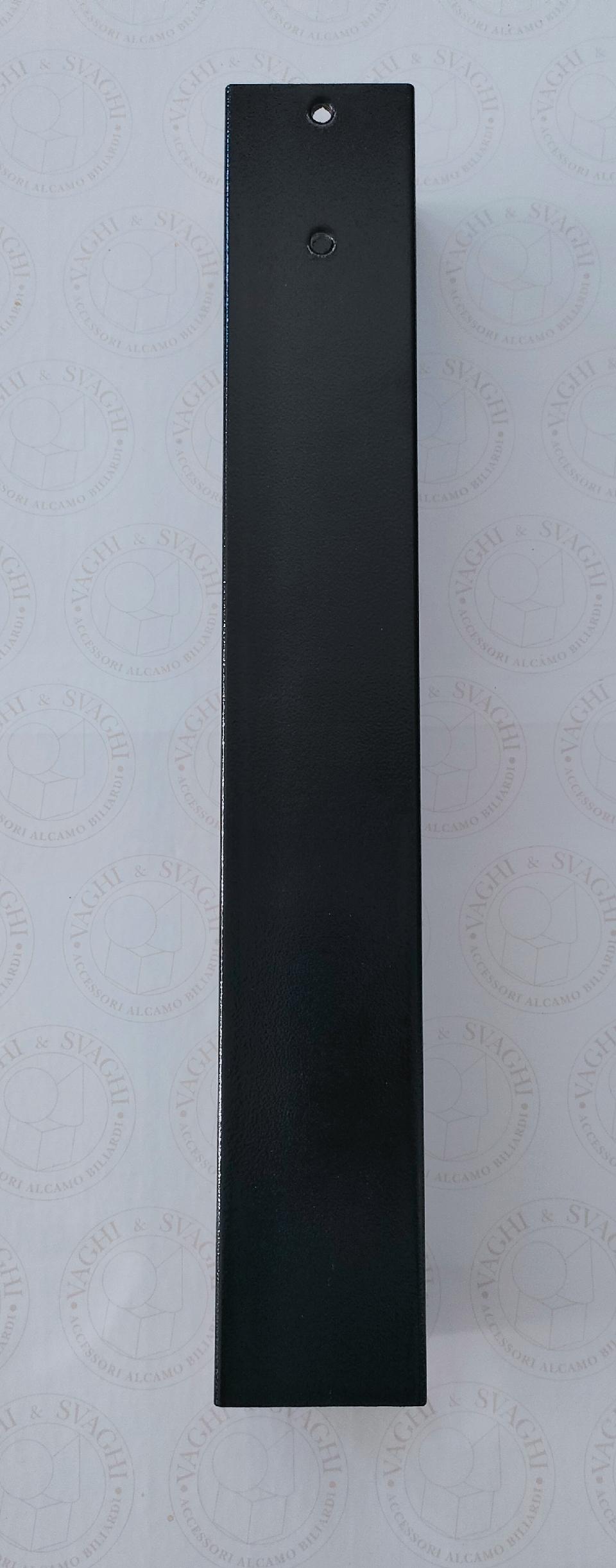 GAMBA GARLANDO IN METALLO 90 X 90 NERA SENZA PIASTRA