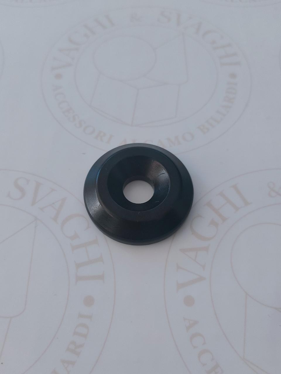 RONDELLA PLASTICA GARLANDO GARLANDO NERO DIAMETRO 37,50 MM.