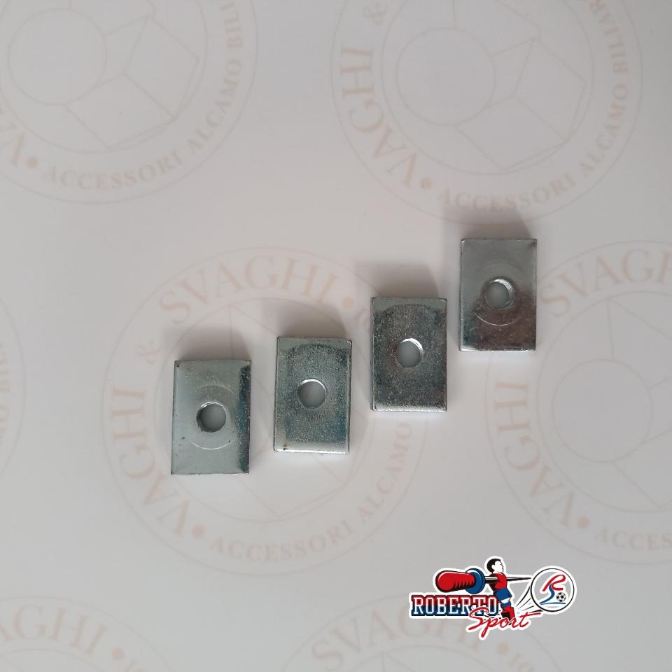 DADO PER GAMBA ROBERTO SPORT IN ALLUMINIO 80 X 80 MM