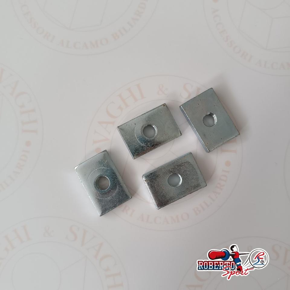 DADO PER GAMBA ROBERTO SPORT IN ALLUMINIO 80 X 80 MM