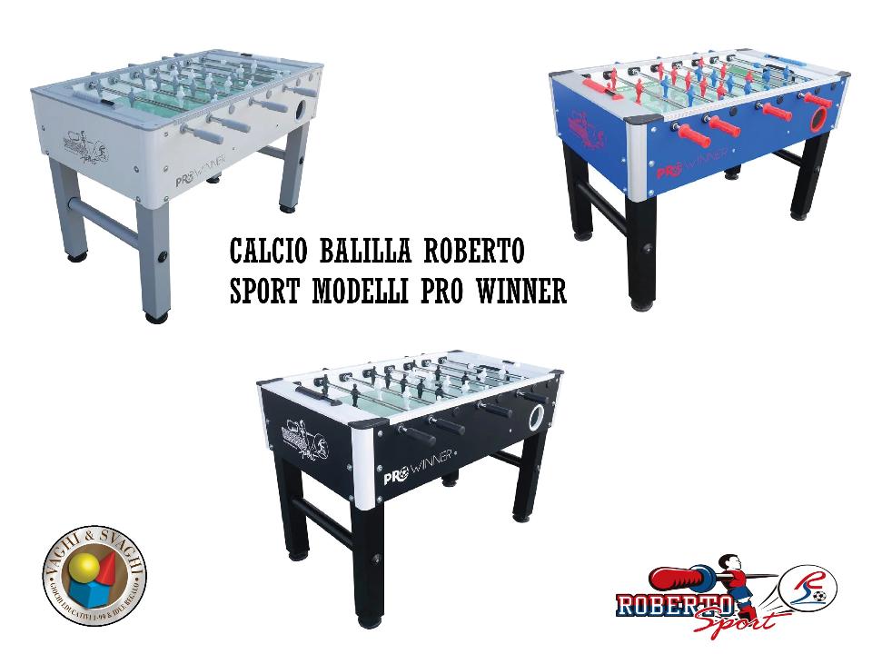 CALCIO BALILLA ROBERTO SPORT MODELLO PRO WINNER