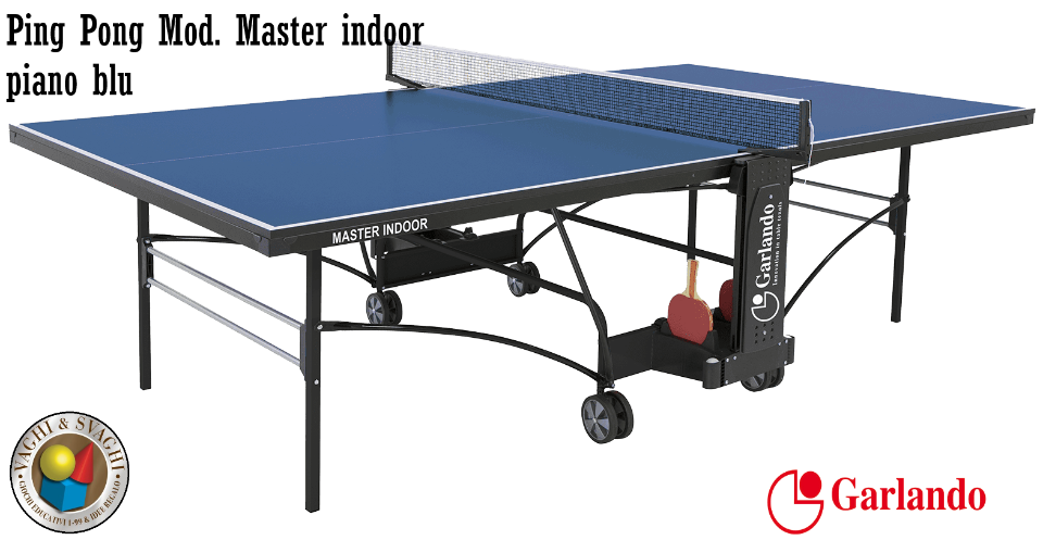 PING PONG GARLANDO MASTER INDOOR PIANO BLU