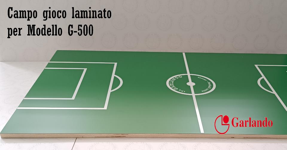 CAMPO GIOCO PER CALCIO BALILLA GARLANDO OUTDOOR LAMINATO MIS.1225 X 722 X 14 MM.