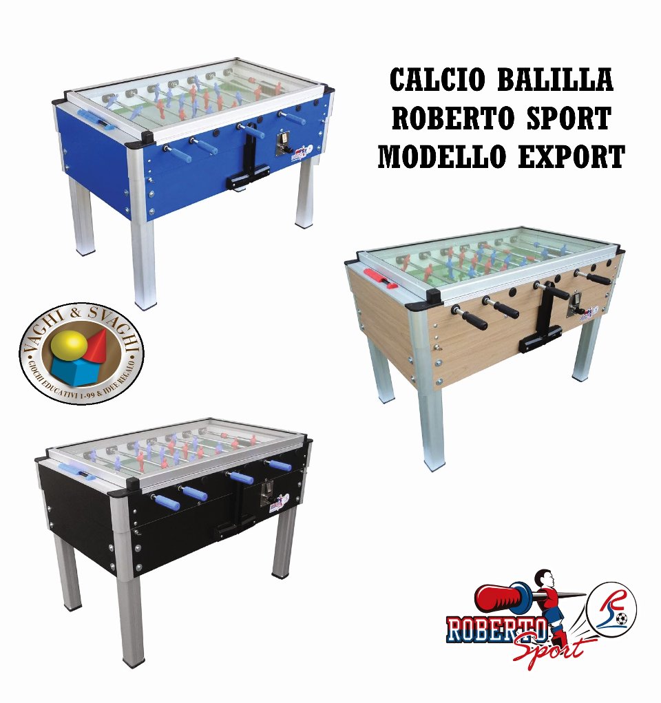 CALCIO BALILLA ROBERTO SPORT MODELLO EXPORT