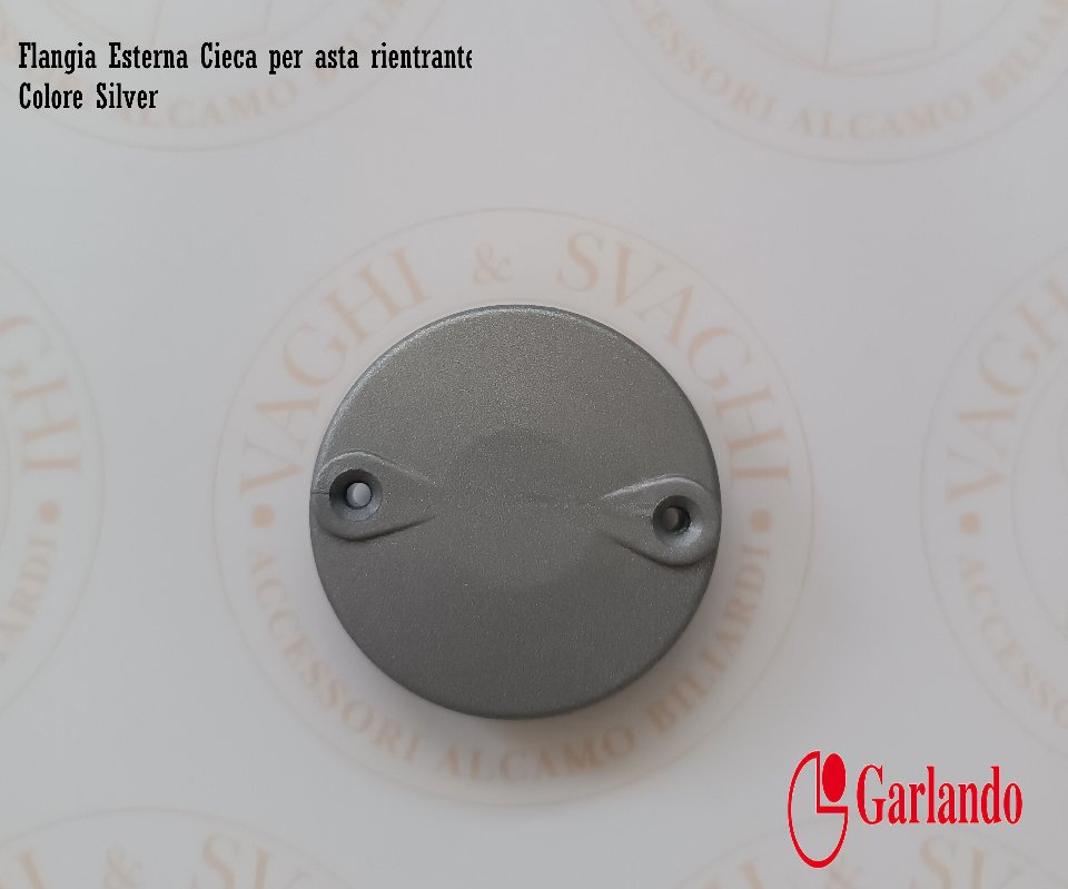 FLANGIA ESTERNA CIECA GARLANDO PER ASTA RIENTRANTE SILVER
