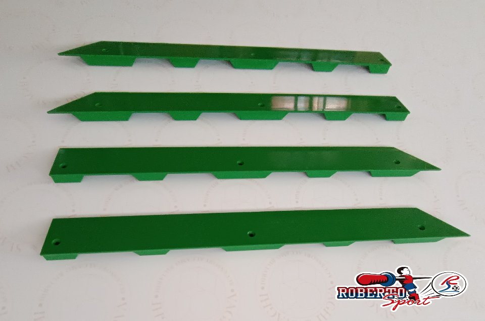 FERMAVETRO VERDE ROBERTO SPORT LISTE CENTRALI SET 4 PZ.