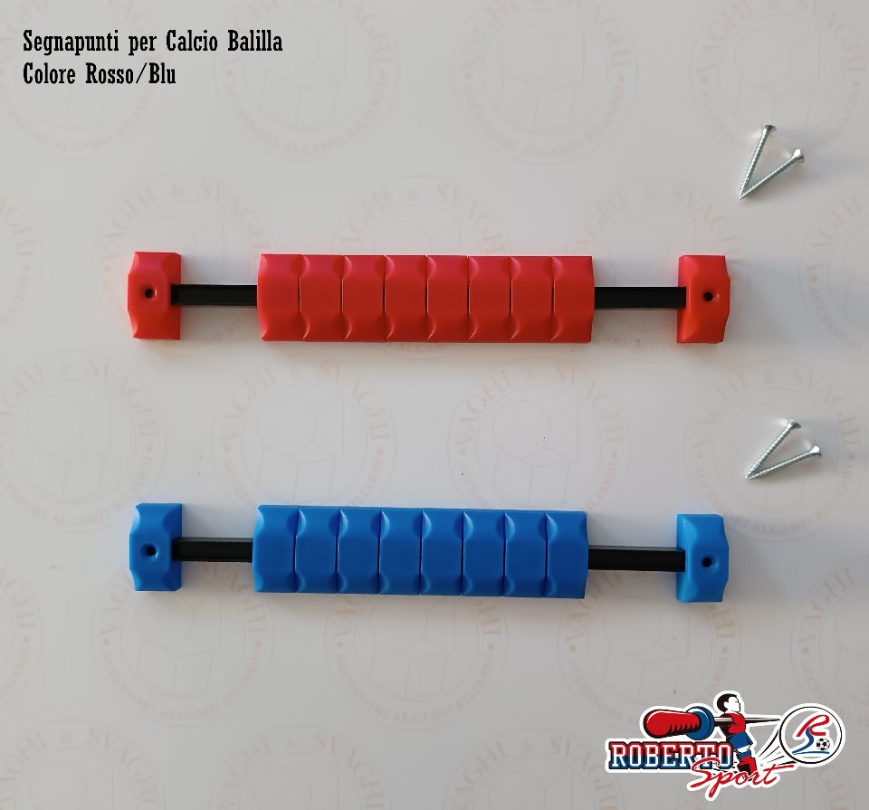 SEGNAPUNTI PER CALCIO BALILLA ROBERTO SPORT ROSSO/BLU