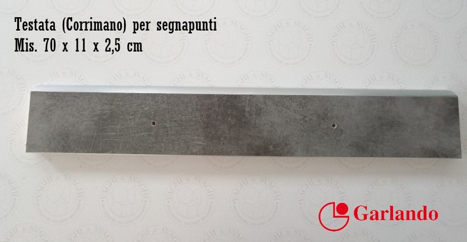 TESTATA (CORRIMANO) PER SEGNAPUNTI CM 115 X 70 GARLANDO MARACANA'