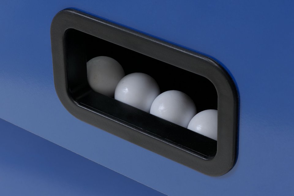 CALCIO BALILLA  (NUOVO CON DIFETTO) GARLANDO MASTER PRO WEATERPROOF ASTE RIENTRANTI