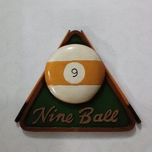QUADRO IN LEGNO NINE BALL