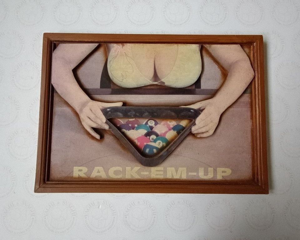 QUADRO IN LEGNO RACK-EM-UP