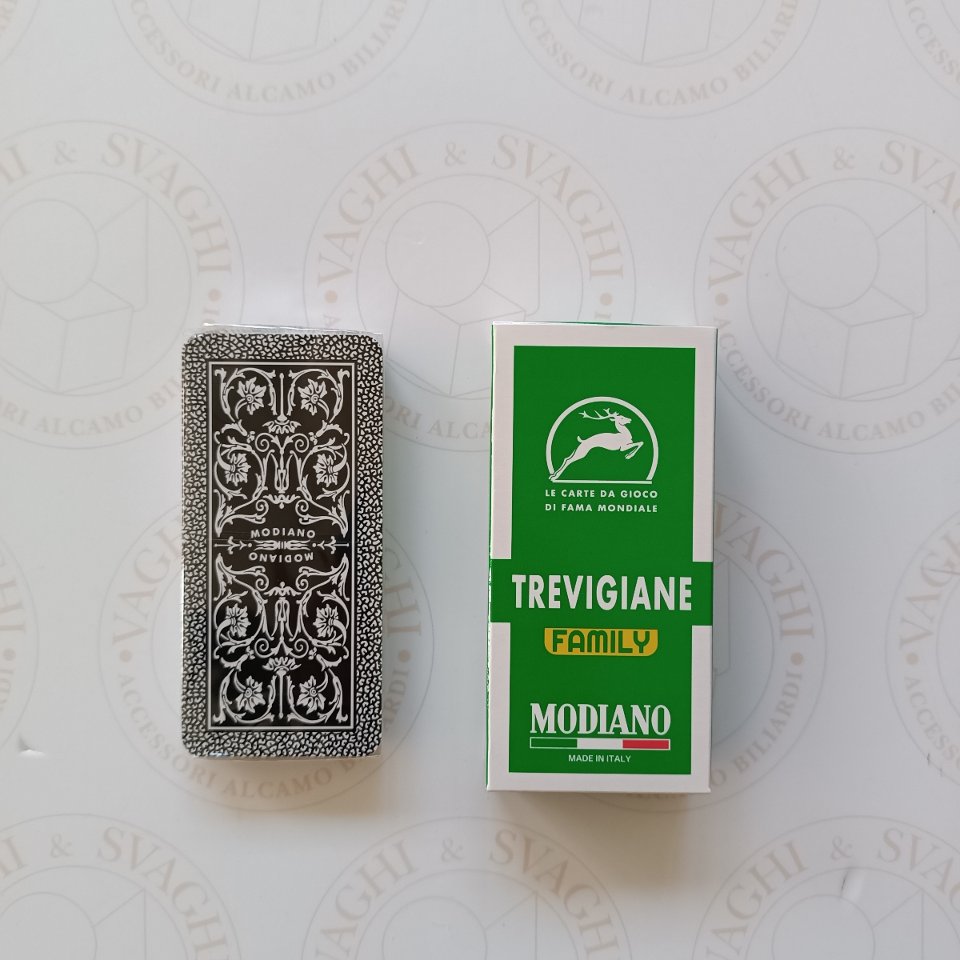 CARTE DA GIOCO MODIANO TREVIGIANE VERDE FAMILY