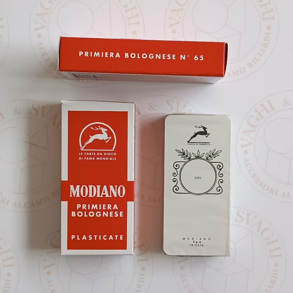 CARTE MODIANO PRIMIERA BOLOGNESE N.65 PLASTIFICATE