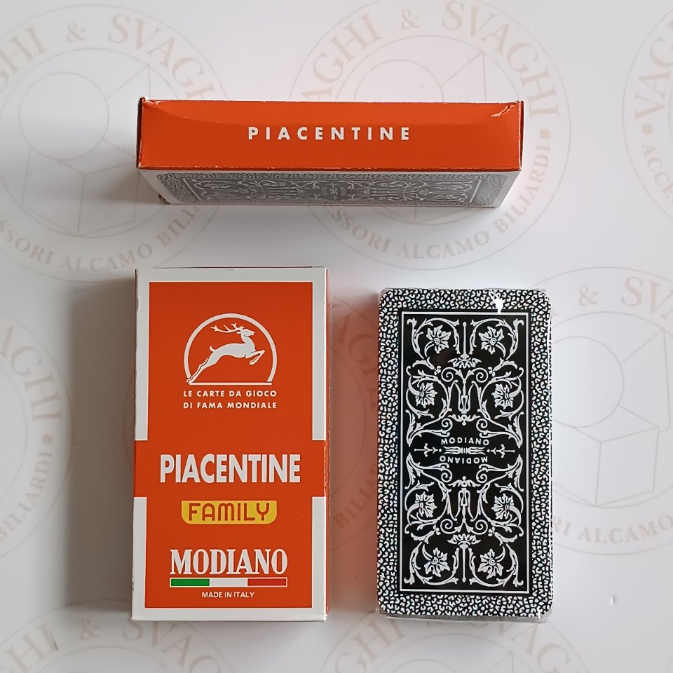 CARTE PIACENTINE MODIANO ARANCIONE FAMILY