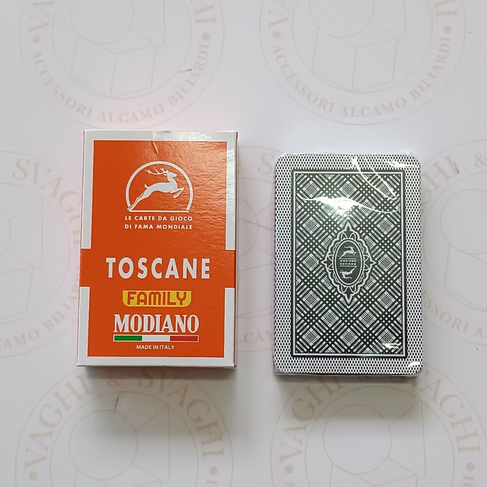 CARTE TOSCANE MODIANO ARANCIONE FAMILY