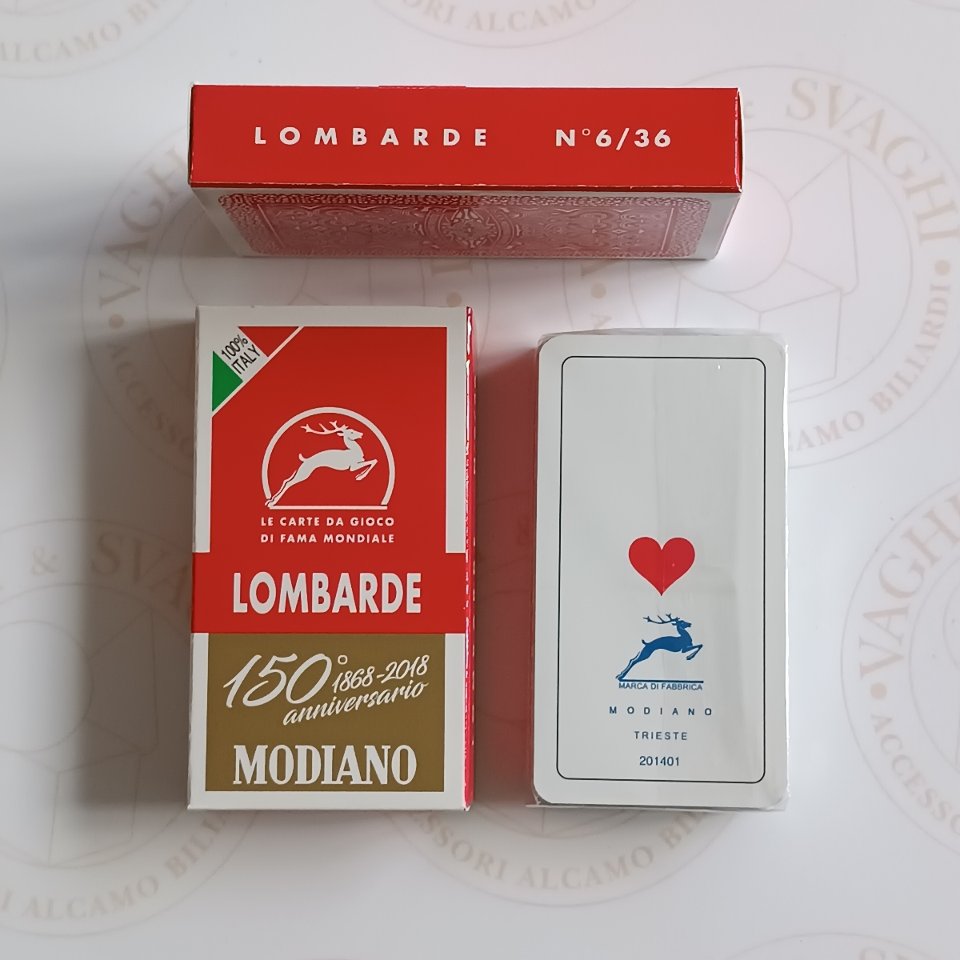 CARTE LOMBARDE MODIANO 150° ANNIVERSARIO
