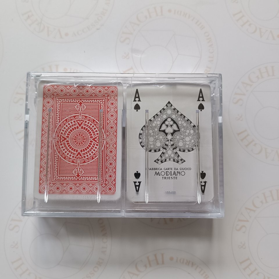PORTACARTE  (ASTUCCIO) MODIANO KRISTAL IN PLEXIGLASS