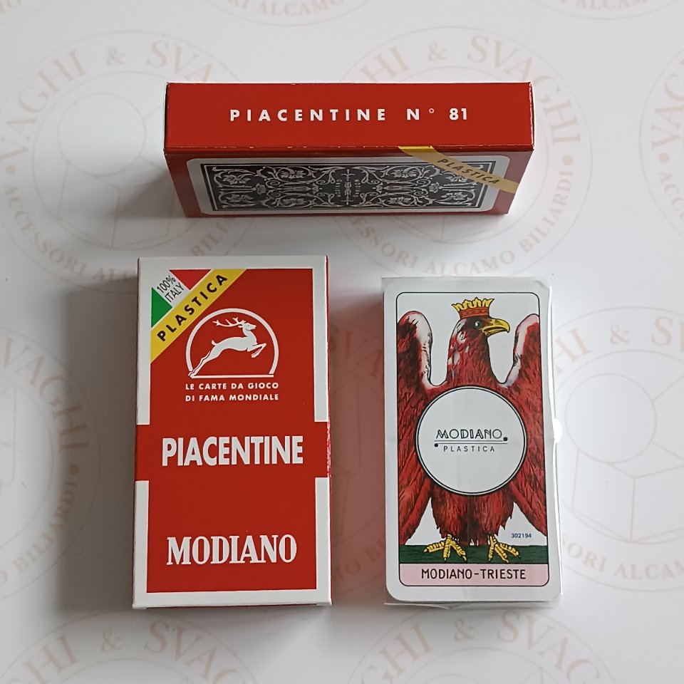 CARTE PIACENTINE MODIANO PIACENTINE PLASTICA