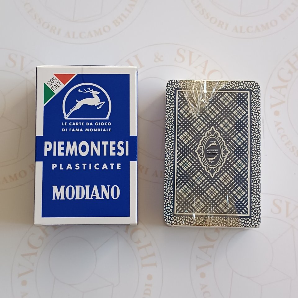 CARTE MODIANO PIEMONTESI PLASTICATE N. 54 CARTE