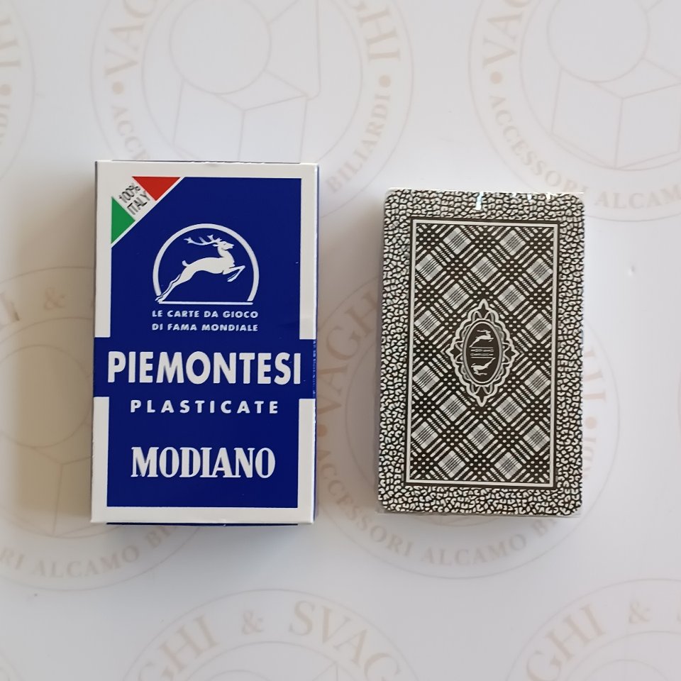 CARTE MODIANO PIEMONTESI PLASTICATE N.36 CARTE