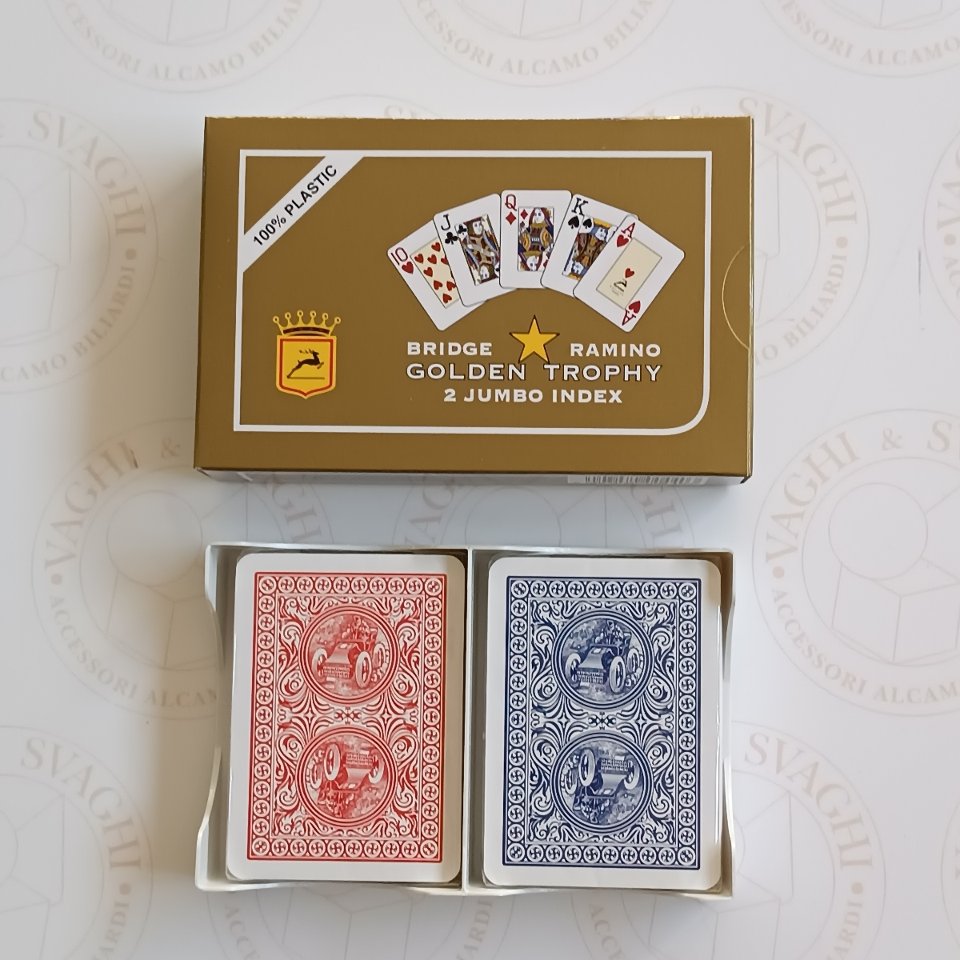 CARTE RAMINO MODIANO GOLDEN TROPHY 2 JUMBO INDEX