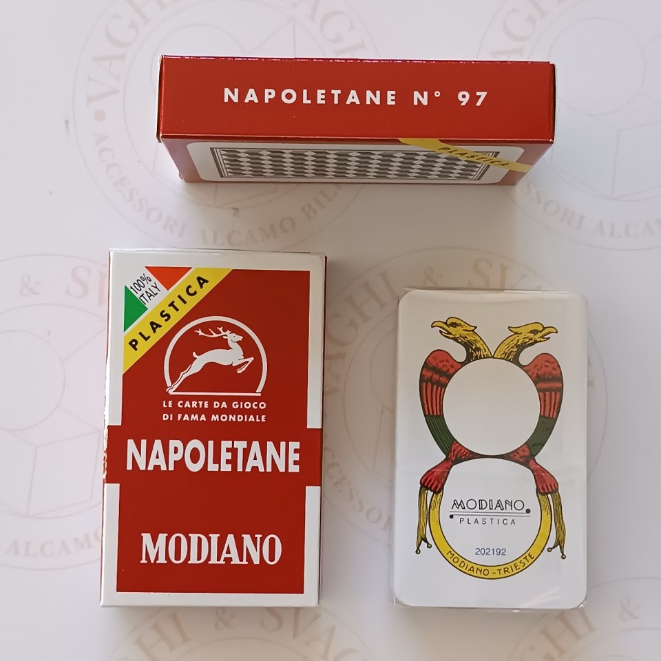 CARTE  DA GIOCO NAPOLETANE MODIANO 100% PLASTICA