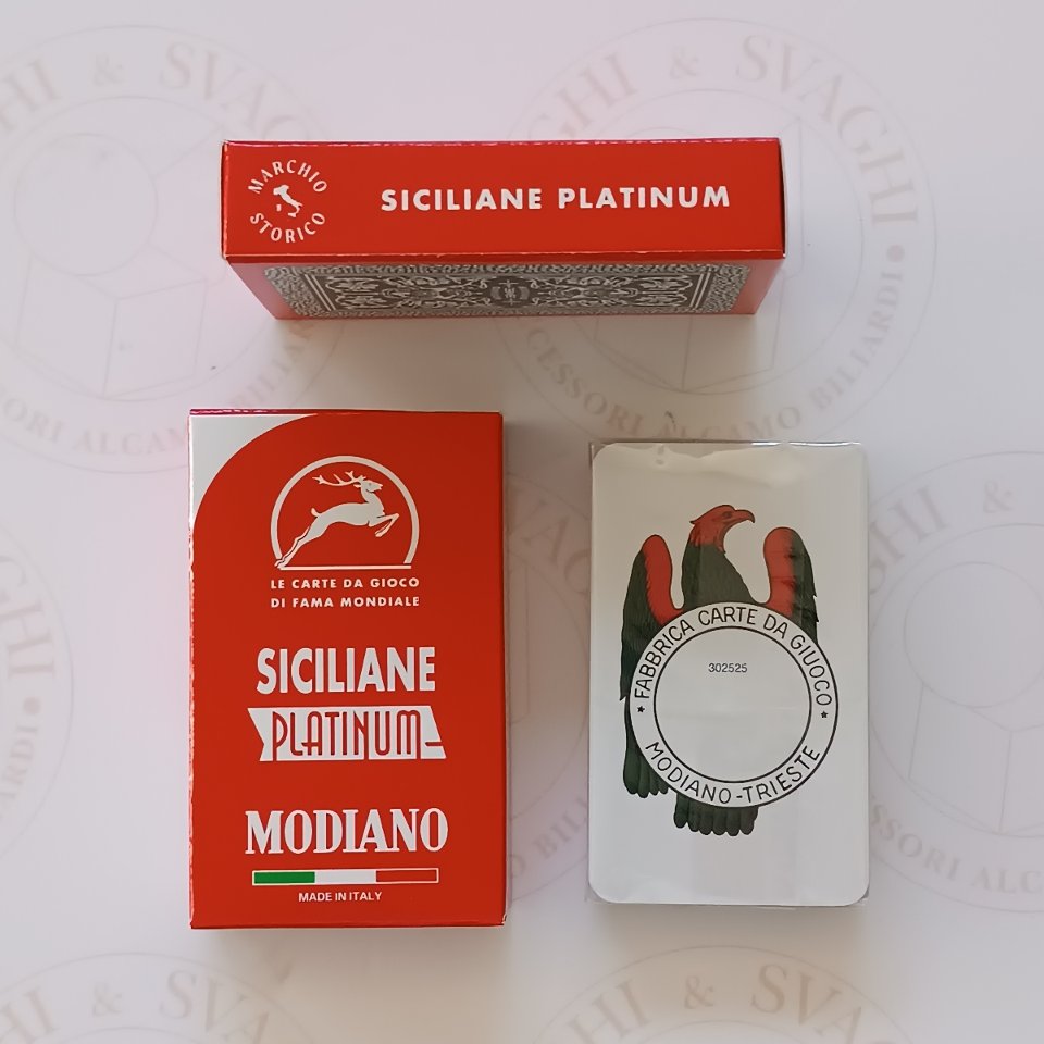 CARTE SICILIANE MODIANO PLATINUM  PLASTICA