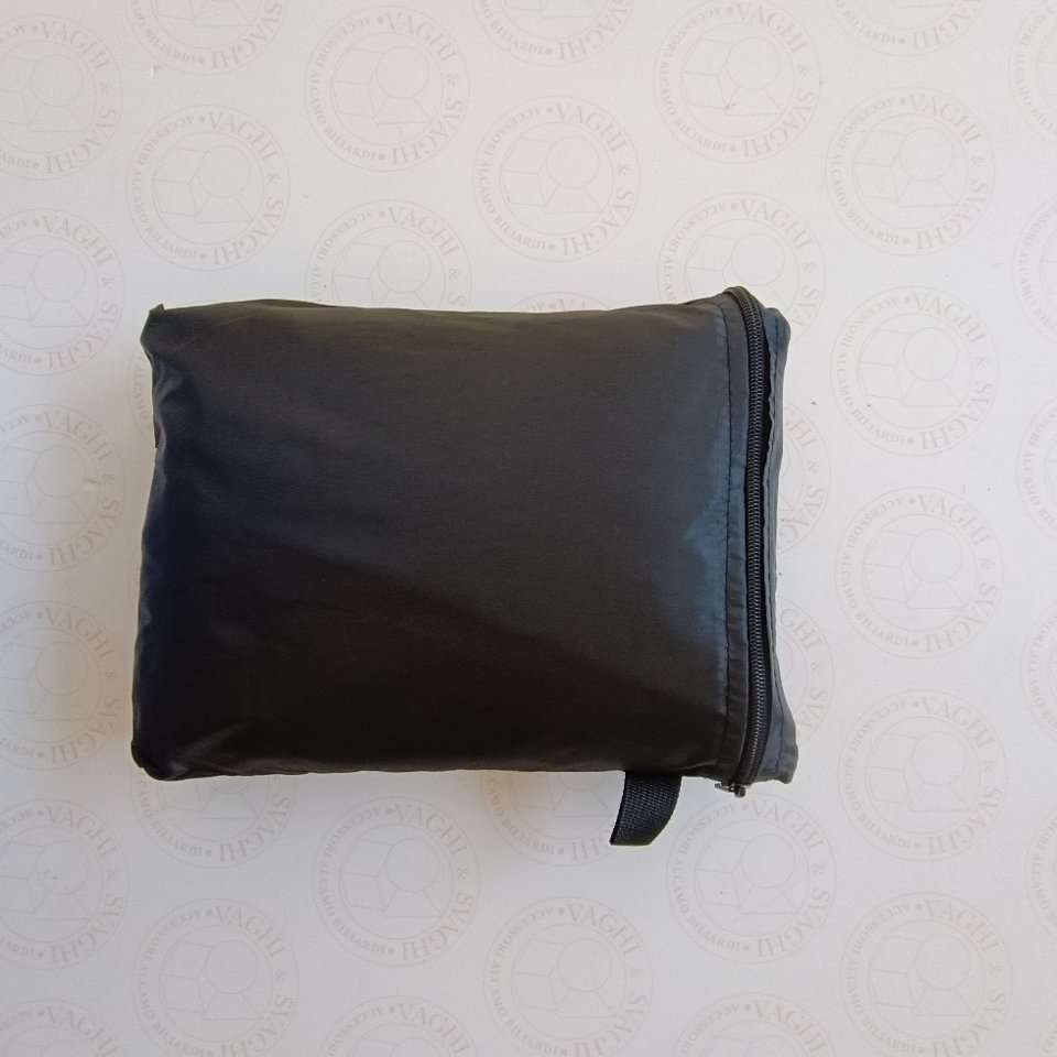 COPERTA PER BILIARDO IMPERMEABILE COLORE NERO MIS. 287 X 155 X 20 CM
