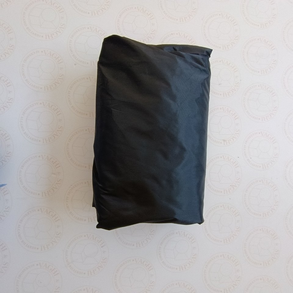 COPERTA PER BILIARDO IMPERMEABILE COLORE NERO MIS. 287 X 155 X 20 CM