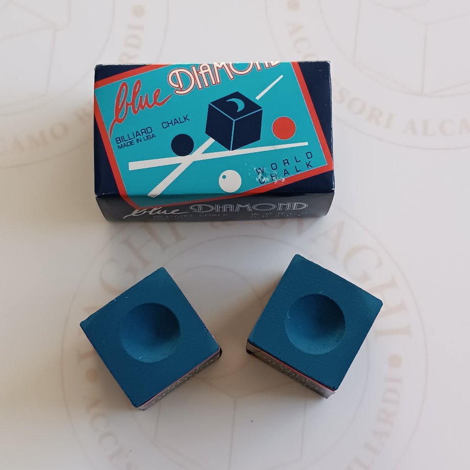 GESSO SET DA 2 CUBETTI COLORE BLU DIAMANTE