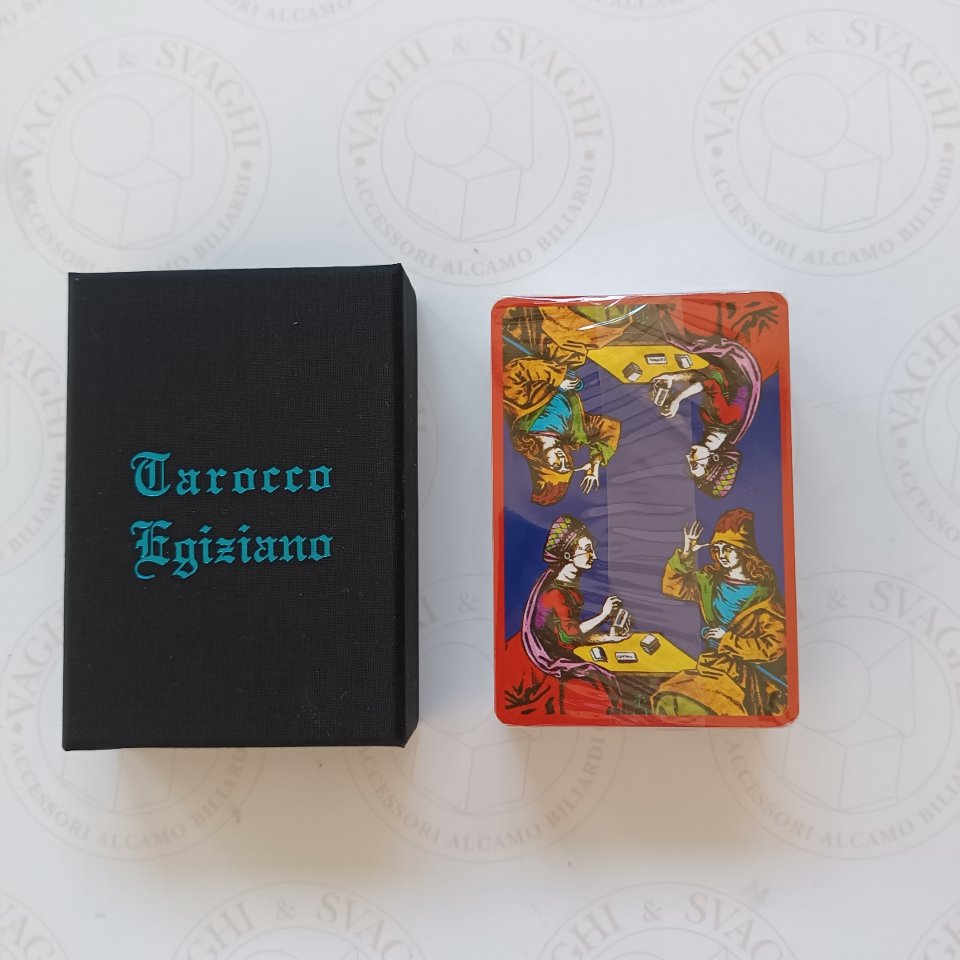 CARTE DA GIOCO DAL NEGRO TAROCCO EGIZIANO