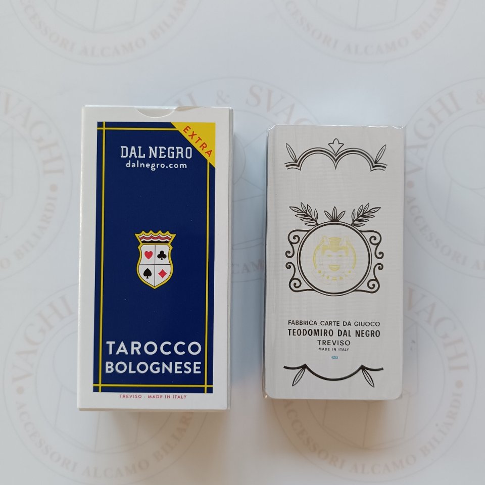 CARTE DA GIOCO DAL NEGRO TAROCCO BOLOGNESE N. 88 EXTRA