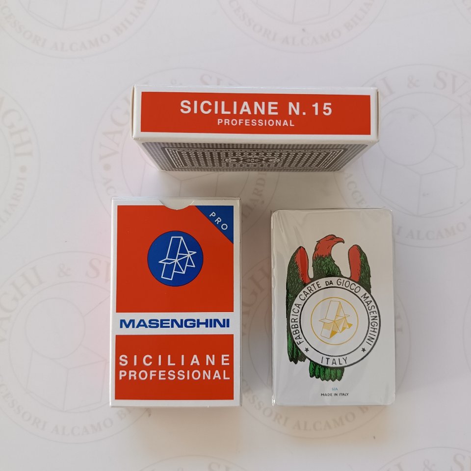 CARTE SICILIANE MASENGHINI N° 15 PLASTICA PRO