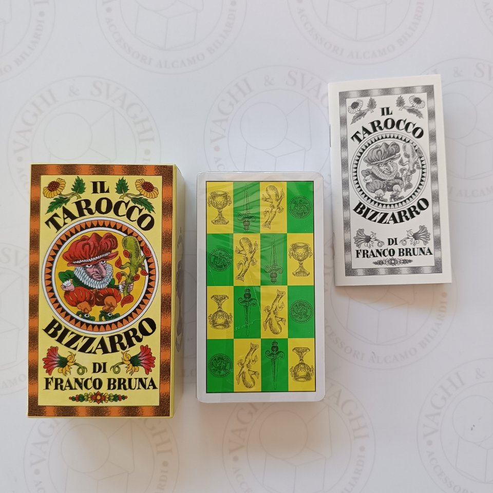 CARTE DA GIOCO DAL NEGRO TAROCCO BIZZARRO DI F. BRUNA