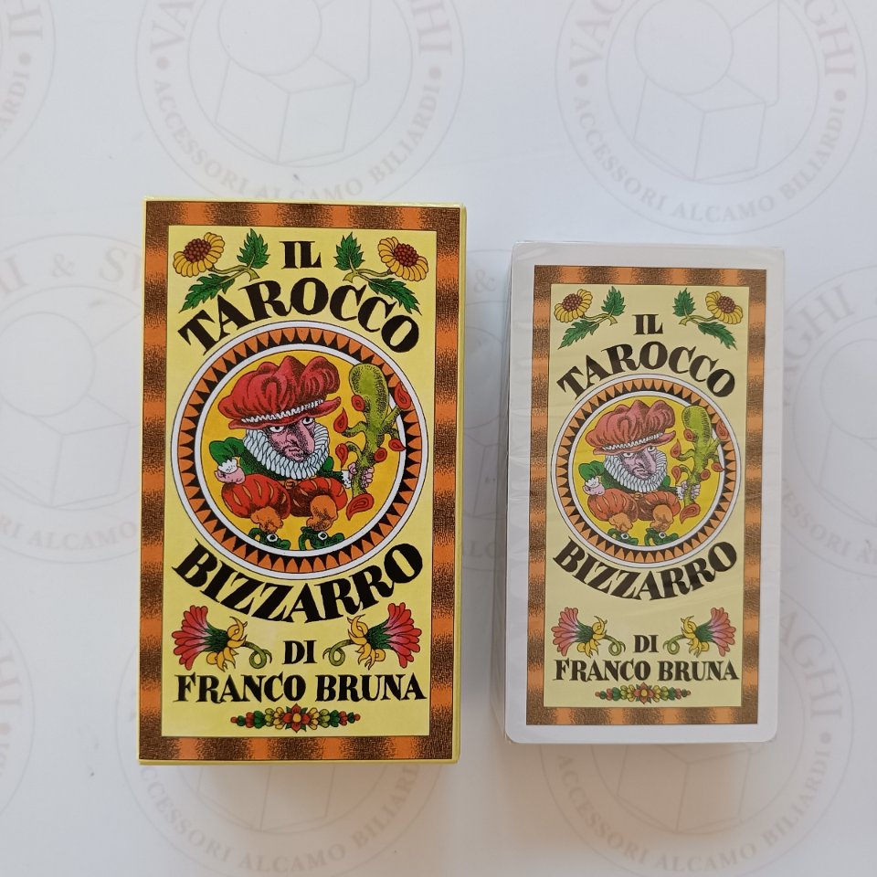 CARTE DA GIOCO DAL NEGRO TAROCCO BIZZARRO DI F. BRUNA