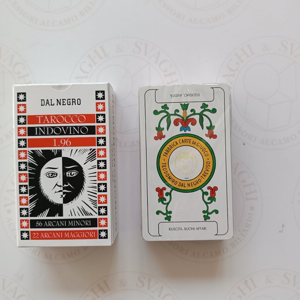 CARTE DAL NEGRO TAROCCO INDOVINO 1.96