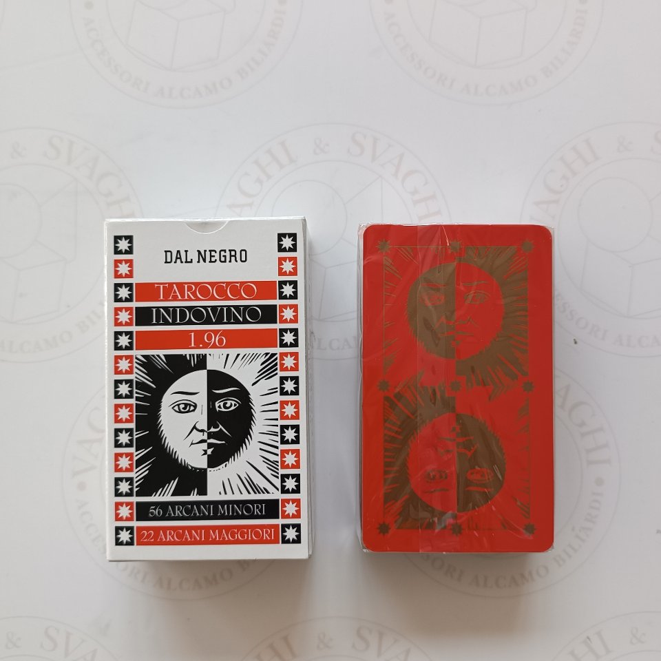 CARTE DAL NEGRO TAROCCO INDOVINO 1.96